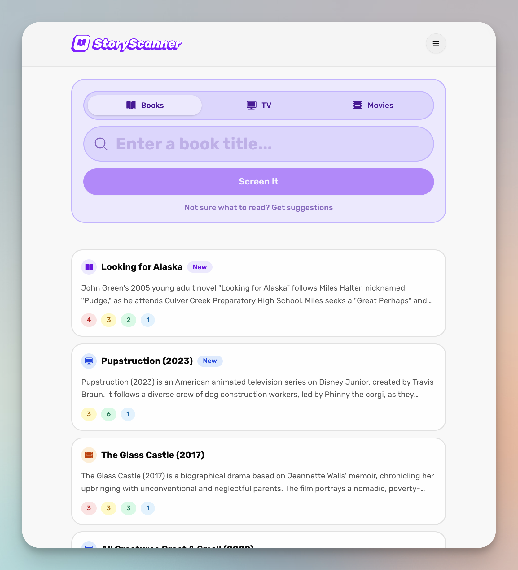 StoryScanner
